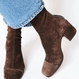 Clara| Bottines en Daim Élégantes