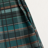 Philomène | Robe-chemise maxi à carreaux pour femme