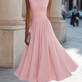 Christine | Robe Midi Plissée Élégance