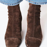 Clara| Bottines en Daim Élégantes
