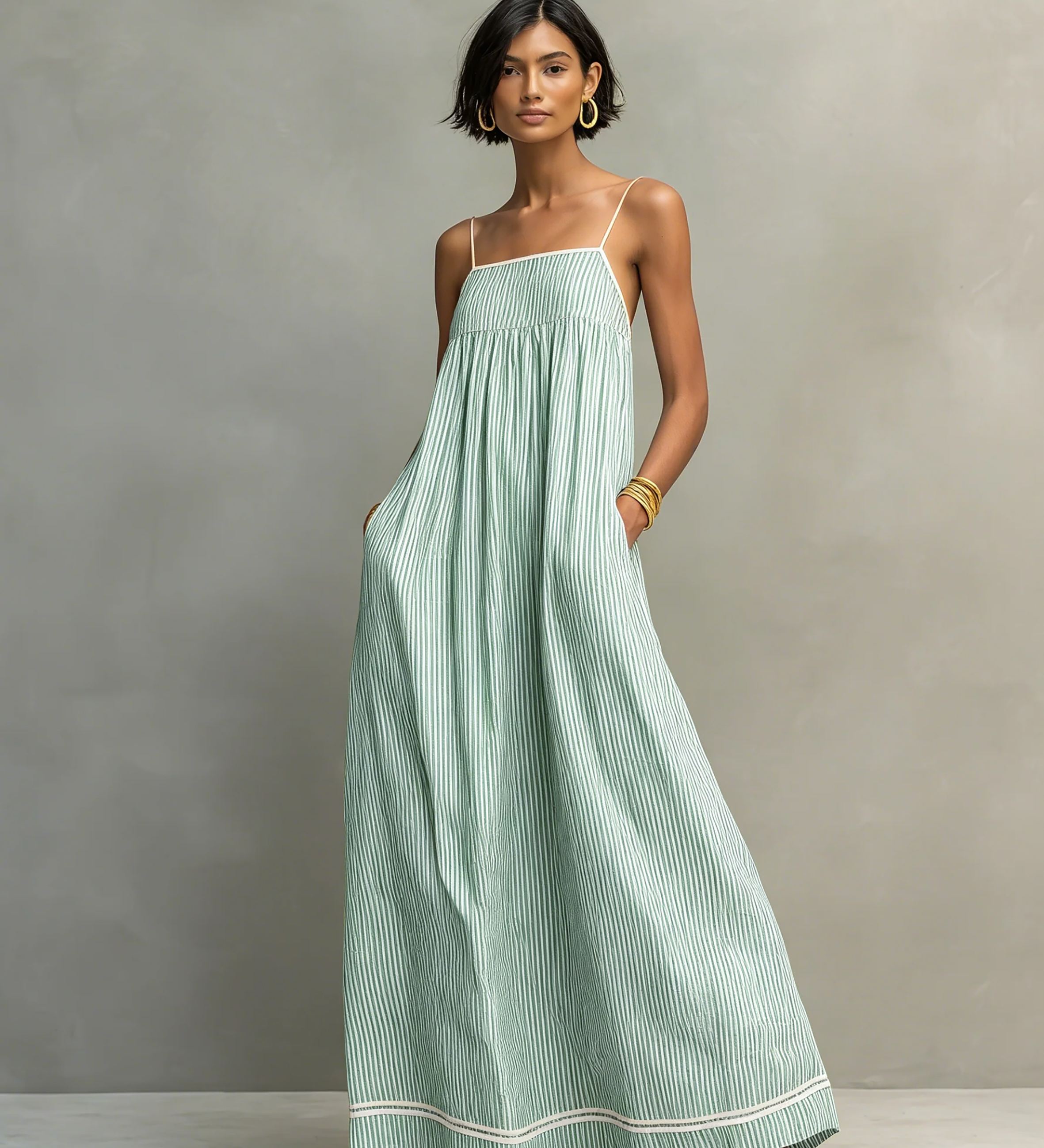 Janessa | Robe longue minimaliste