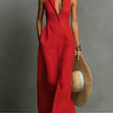 Louise | Robe-chemise maxi