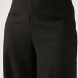 Coline | Pantalon en lin noir