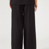 Coline | Pantalon en lin noir