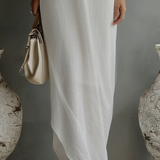Elviera | Robe élégante asymétrique fluide en mélange