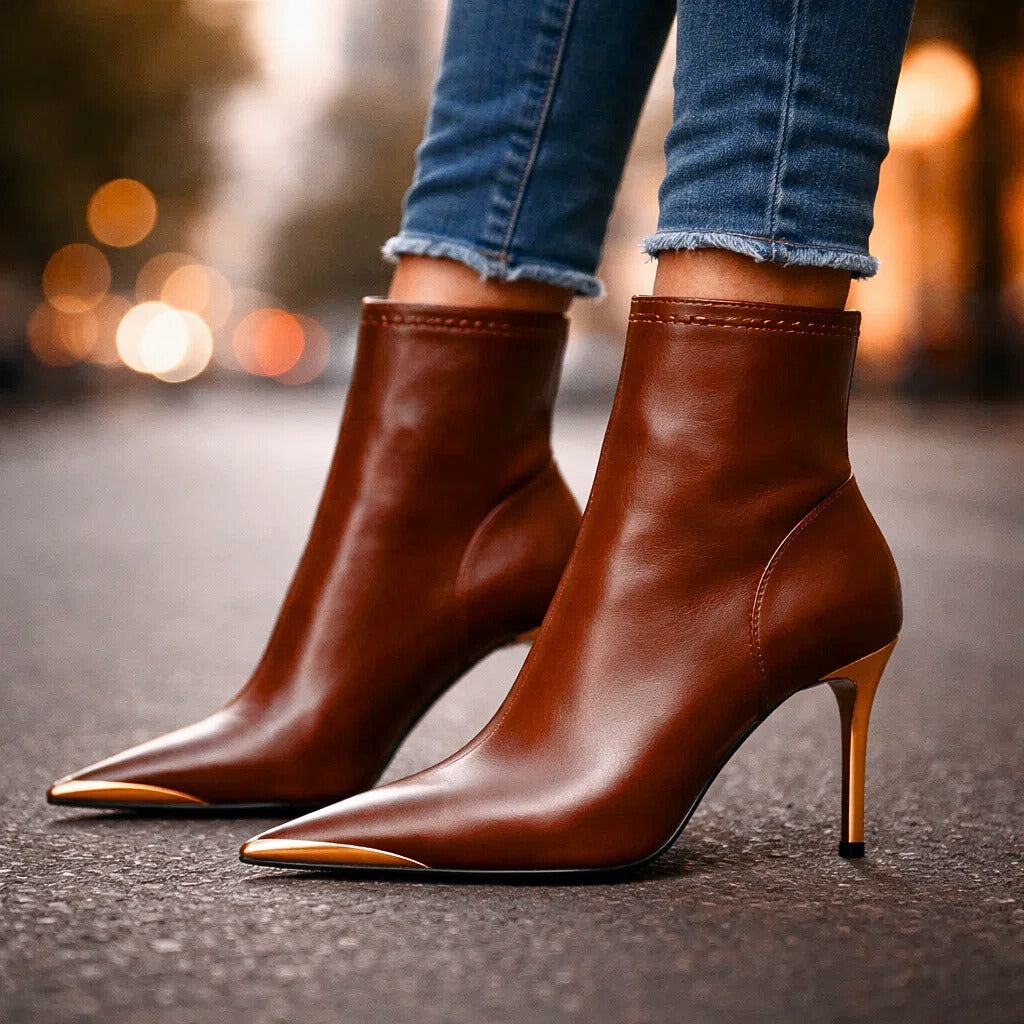 Stela | Bottes à bout doré