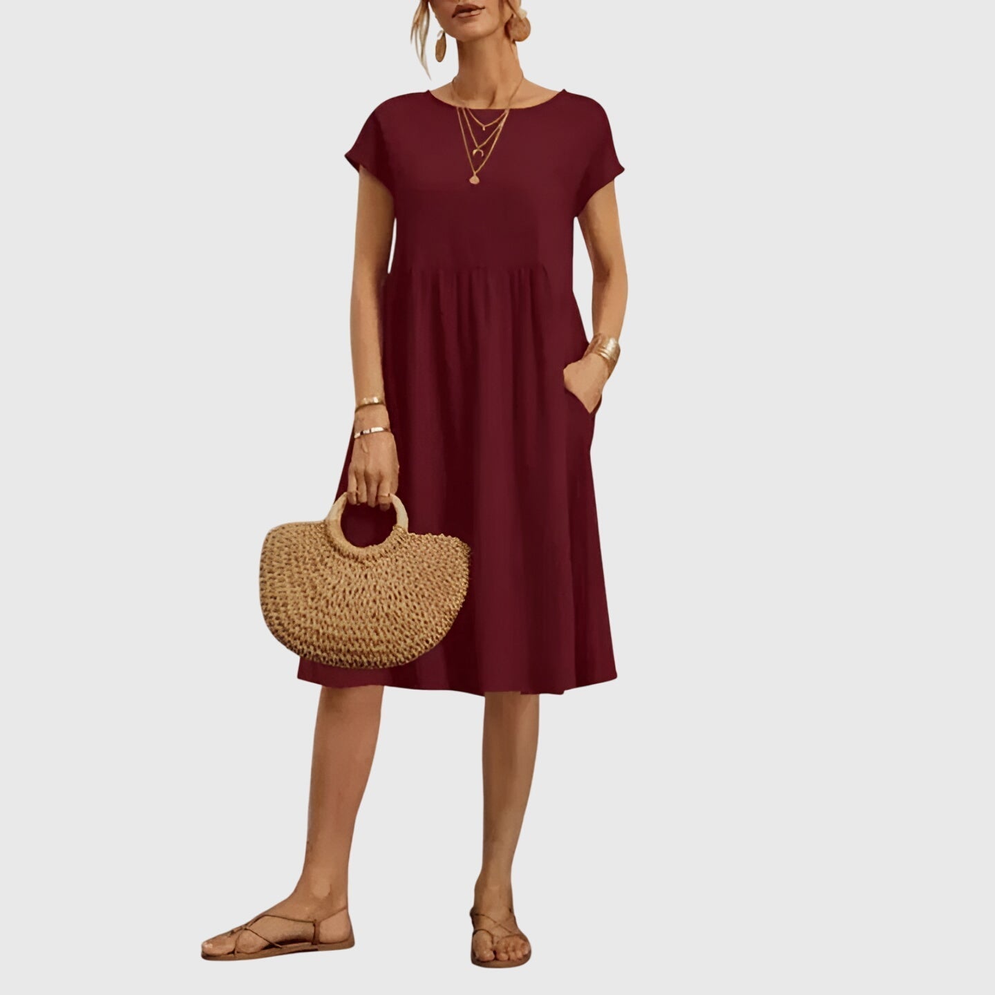 Isabelle | Robe Élégante de Printemps