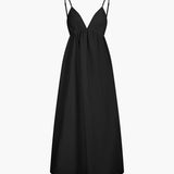 Clara | Robe longue dos nu style cowgirl côtière