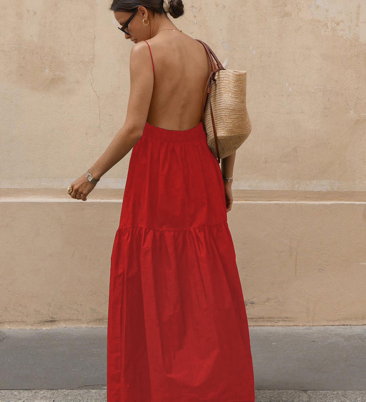 Clémence | Robe Longue Dos Nu Élégance d'Été