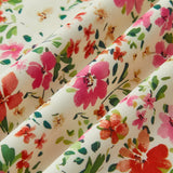 Cymarie | Robe midi à bretelles fines et imprimé floral