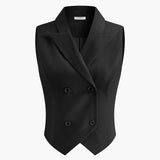 Cholé | Ensemble gilet et mini-jupe plissée