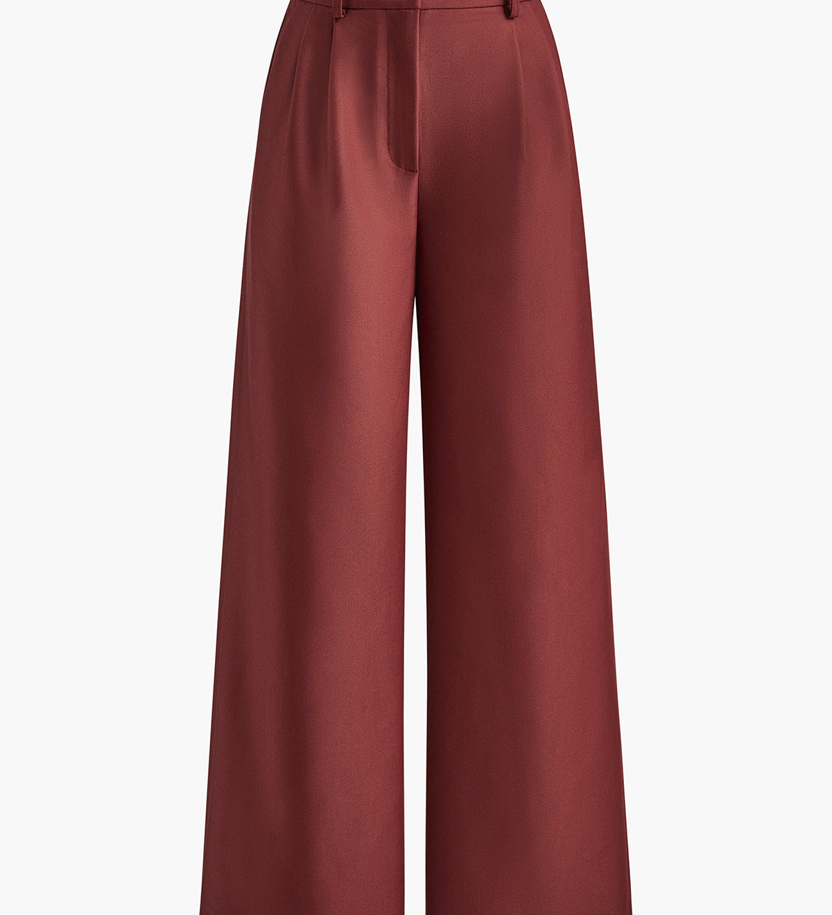 Manon | Pantalon large uni sans ceinture