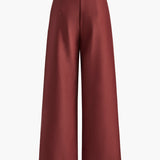 Manon | Pantalon large uni sans ceinture