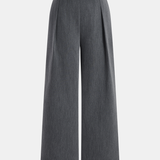 Béatrice | Ensemble haut asymétrique sans manches et pantalon plissé