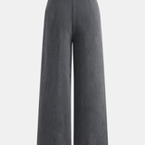 Béatrice | Ensemble haut asymétrique sans manches et pantalon plissé
