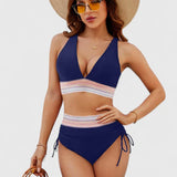Énora | Ensemble de Bikini Élevé Élégant