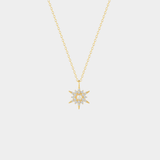 Amélie – Délicat collier en argent avec pendentif rond