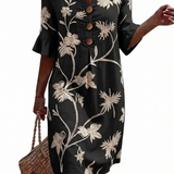 Bérénice - Robe femme décontractée à motifs floraux.