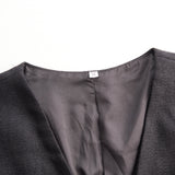 Julie | Ensemble deux pièces gilet à boutons nacrés et jupe longue