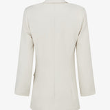 Alice | Blazer uni à manches longue - beige