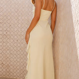Kiyah | Robe midi jaune