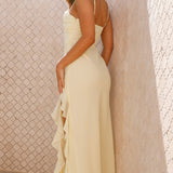 Kiyah | Robe midi jaune