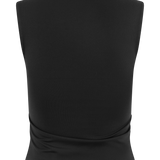 Tina | Haut long en nylon recyclé - Noir