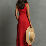 Louise | Robe-chemise maxi