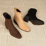 Kate | Bottines au Style Élégant en Daim
