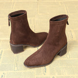 Kate | Bottines au Style Élégant en Daim