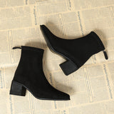 Kate | Bottines au Style Élégant en Daim