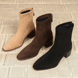 Kate | Bottines au Style Élégant en Daim