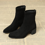 Kate | Bottines au Style Élégant en Daim