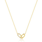 Karine – Collier délicat en argent avec petit pendentif circulaire