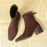 Kate | Bottines au Style Élégant en Daim