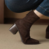 Kate | Bottines au Style Élégant en Daim