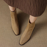 Kate | Bottines au Style Élégant en Daim