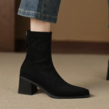 Kate | Bottines au Style Élégant en Daim