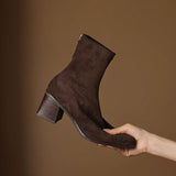 Kate | Bottines au Style Élégant en Daim