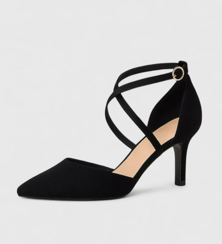 Women's Orthopaedic Heels — Genevieve (Black)
