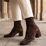 Clara| Bottines en Daim Élégantes