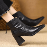 Malvina | Bottines de Luxe à Talon Moyen