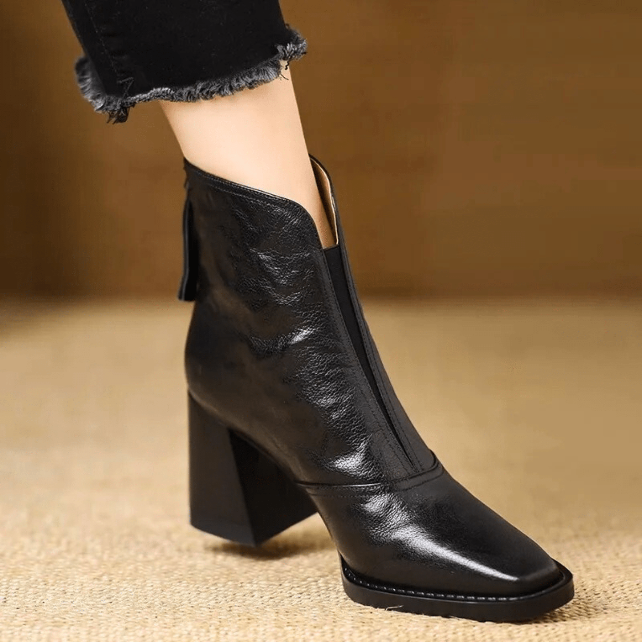 Malvina | Bottines de Luxe à Talon Moyen