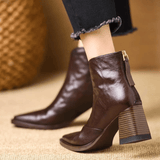 Malvina | Bottines de Luxe à Talon Moyen